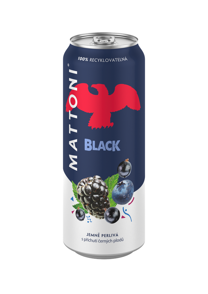 Mattoni Black černé plody 0,5l - 24 ks/balení